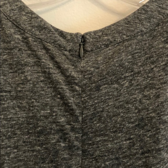 LOFT gray flowy t shirt dress - Picture 5 of 6